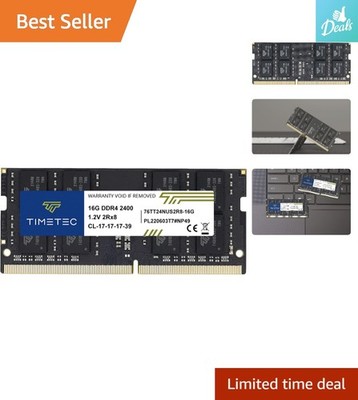 High-Speed 16GB 2400MHz SODIMM DDR4 Memory for Laptops - Reliable & Efficient