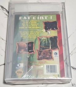 Earthworm Jim Genesis Cardboard VGA 85 Box Grade 85+ Seal Grade NOT WATA PSA CGC