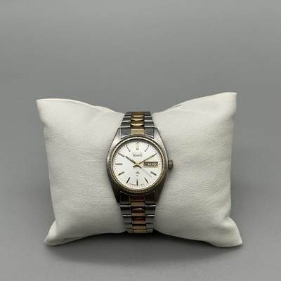 Vintage Seiko Womens Watch 24mm Two Tone 2626-0159 Day Date New