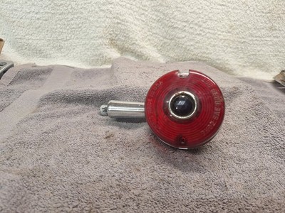 Vintage Chris Products Red Lens Blue Dot Turn Signal For Harley-Davidson DHD2