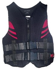 JOBE Life Jacket Vest Youth 50-90 Lbs Water Ski Neoprene Vest USCG Approved PFD