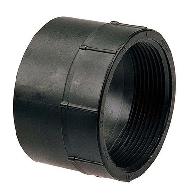 PPG 83613 for PlumbMaster 4 X 4 Hub X Fipt Sch 40 Dwv Adapter Abs Black