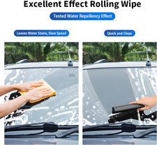 Dual Material Choice Efficient Car Wash Squeegee for Automotive Beauty - TPE...