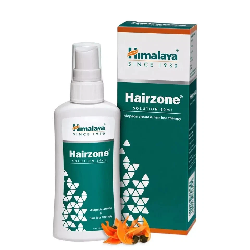 Aceite Solución Himalaya Hairzone 60 ml - Pack de 10 | Pérdida Natural del Cabello Ayurvédico Foto 4 de 4