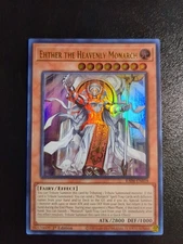 Ehther the Heavenly Monarch (UR) RA04-EN018 Quarter Century Stampede 1st Edition