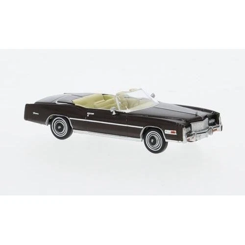 1:87 BREKINA PLAST Cadillac Eldorado Convertible Dark Brown 1976 BRE19757 - Immagine 2 di 2