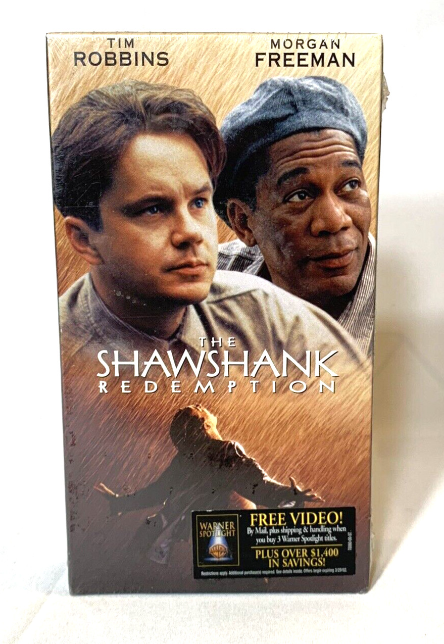 The Shawshank Redemption Tim Robbins Morgan Freeman  (VHS 1995) BRAND NEW SEALED