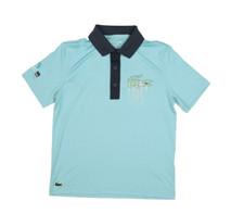 Lacoste Sport 2023 Miami Open Edition Polo Shirt Slim Short Sleeve Teal Women XS