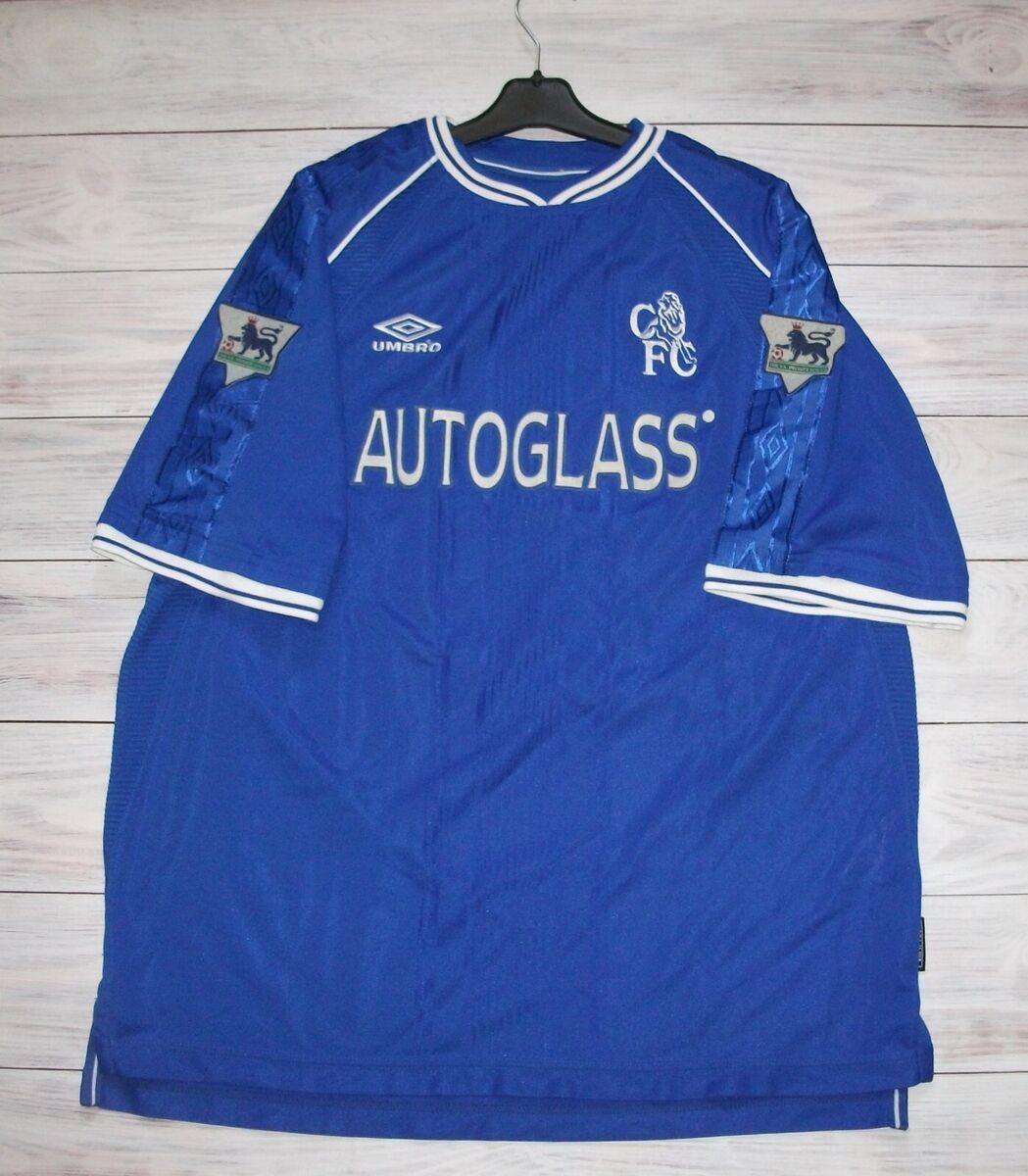 Chelsea 1999 - 2000 Home football shirt jersey Umbro vintage Chelsea 1999 - 2000 Home football shirt jersey Umbro vintage
