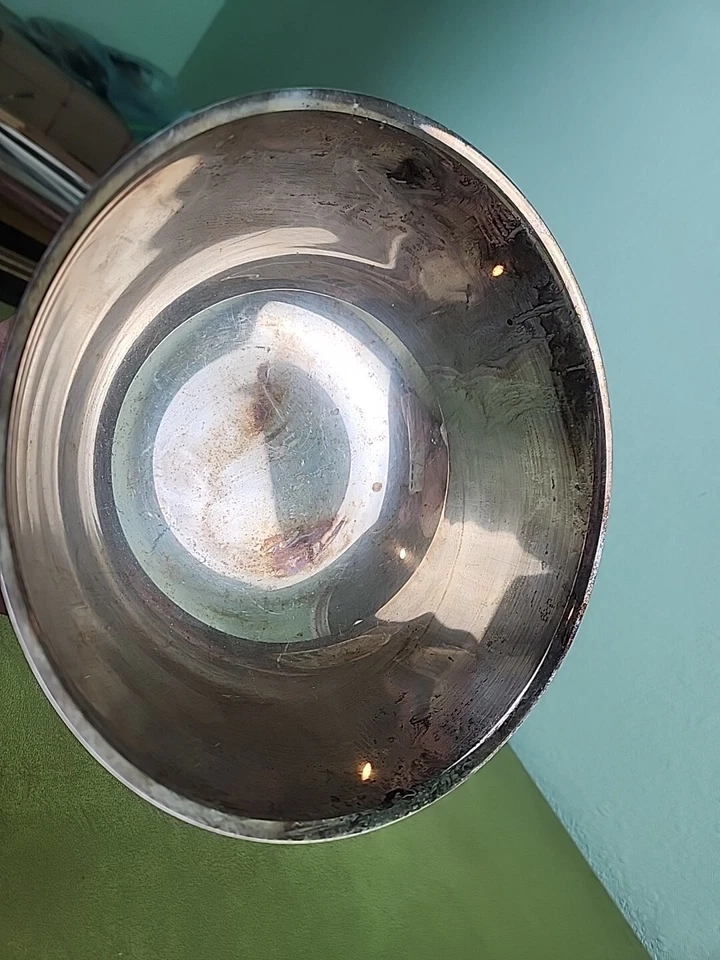 WM Rogers Paul Revere Reproduction 8'' Silver Plated Footed Bowl - Image 4 of 4