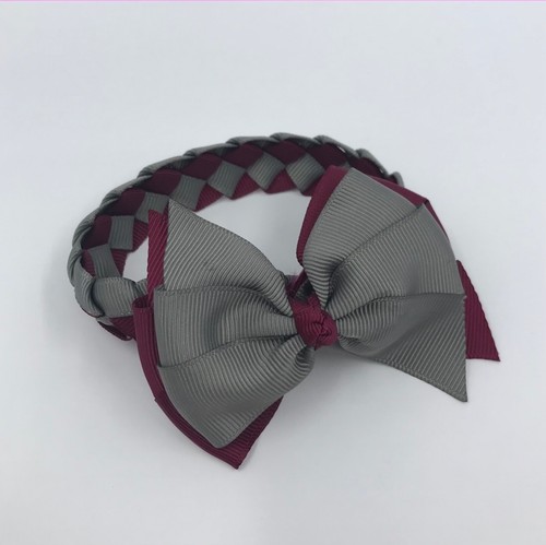 Wine and Grey School Hair Accessories - Picture 60 of 70