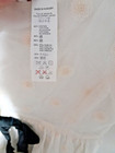 Bonpoint girl's wedding gown dress, off white with flower accents, approx 4-6 — photo 4