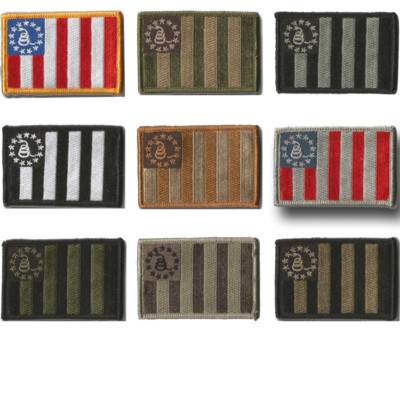 VELCRO  BRAND Fastener Morale HOOK Sons Of Liberty Gadsden DTOM Patches 3x2''