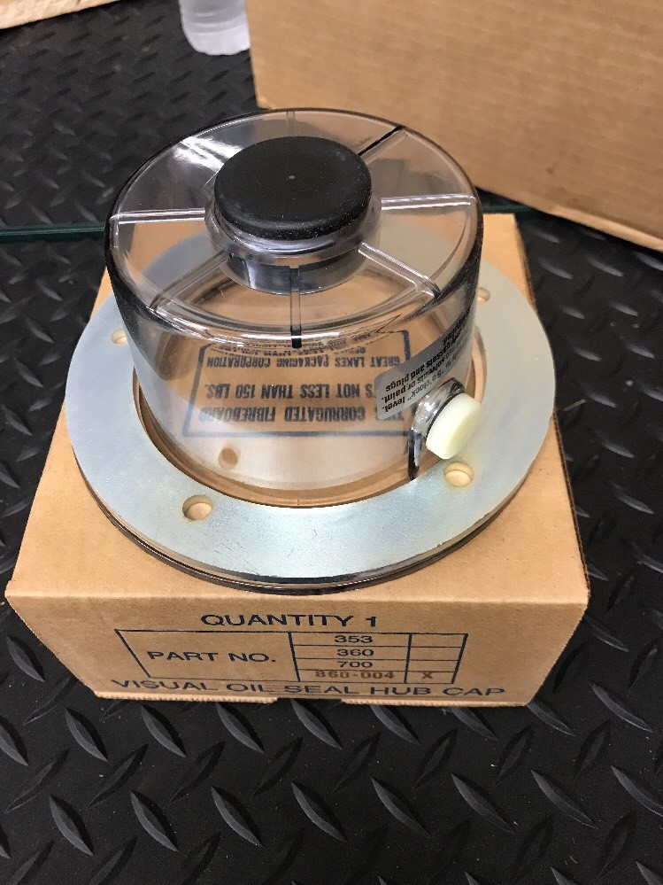 USA MADE LEXAN VISUAL OIL SEAL HUBCAP STEMCO CR VISUAL BATH HUB CAP 5