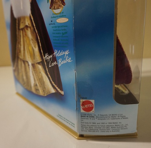 BARBIE HAPPY HOLIDAYS SPECIAL EDITION BY MATTEL 1996 15646 NEW IN BOX!! SEE AD - Picture 6 of 7