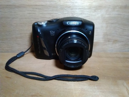 Canon PowerShot SX150 IS Digitalkamera 14,1 MP schwarz 3" Farbdisplay PC1677 - Bild 5 von 11