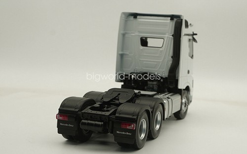1/24 Scale Mercedes Benz Actros Truck Tractor White Diecast Model Toy Collection - Picture 4 of 7