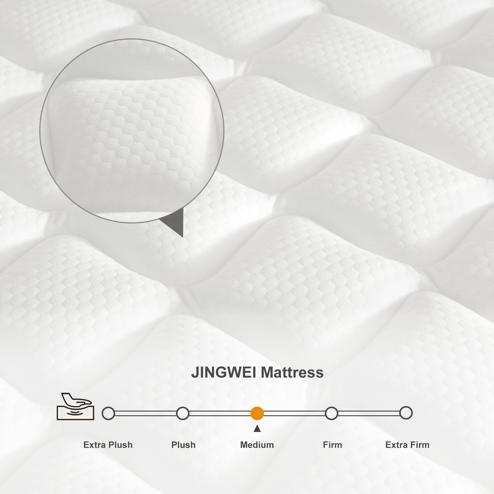 12 Inch King Hybrid Mattress Pocket Spring Memory Foam Mattress Bed in