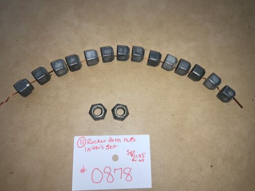 Extra Rocker Arm Lock Nuts (16 Total) SBC, OEM, GM