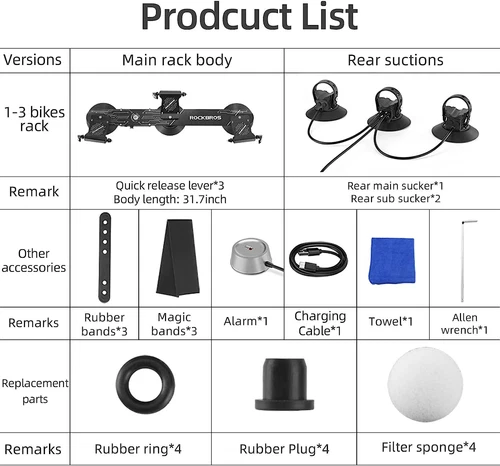 ROCKBROS Electric Suction Cup for Glass,Automatic Vacuum Adsorption Handles Tool - Picture 10 of 10