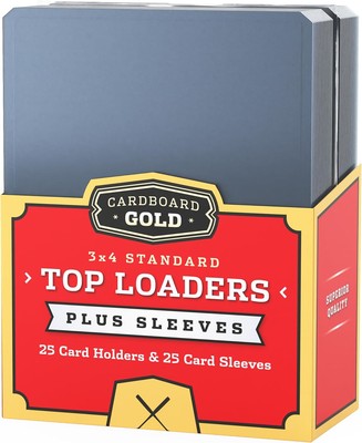 CARDBOARD GOLD Toploaders - 3x4 in - 35pt - Perfekt für Topps Chrome VeeFriends