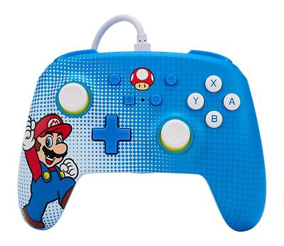 PowerA Mario Pop Art Enhanced Wired Controller for Nintendo Switch