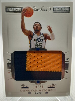 2020-21 Panini Flawless Jumbo Patch- Donovan Mitchell /20 Utah Jazz 