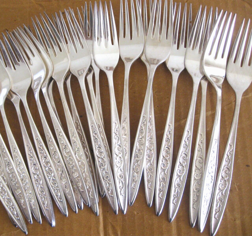 Vintage 1847 Rogers Bros Heritage IS Flatware Set Of 81 pieces - Afbeelding 5 van 11