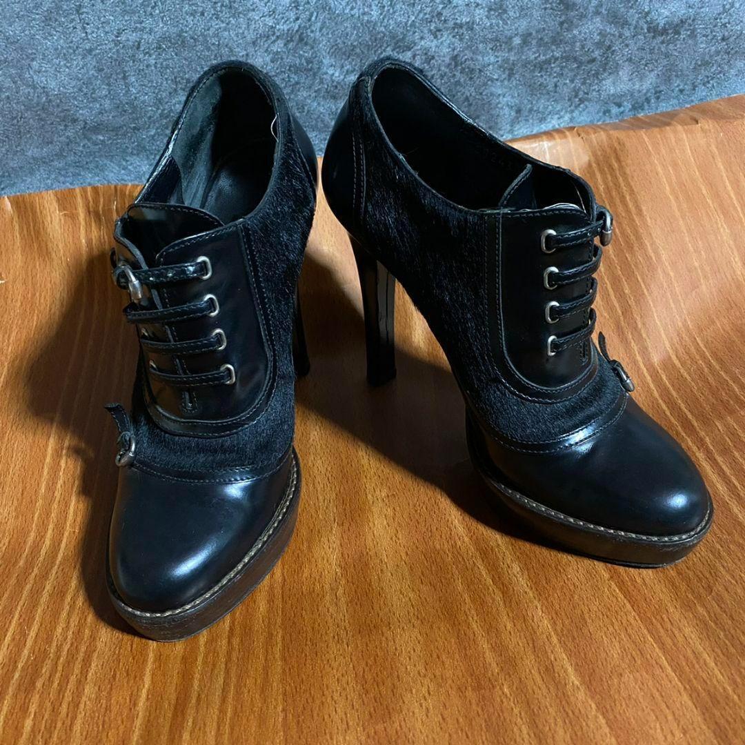 Gucci Boots Heel Horsebit Leather/Harako Black EU36/US6 Gucci Boots Heel Horsebit Leather/Harako Black EU36/US6