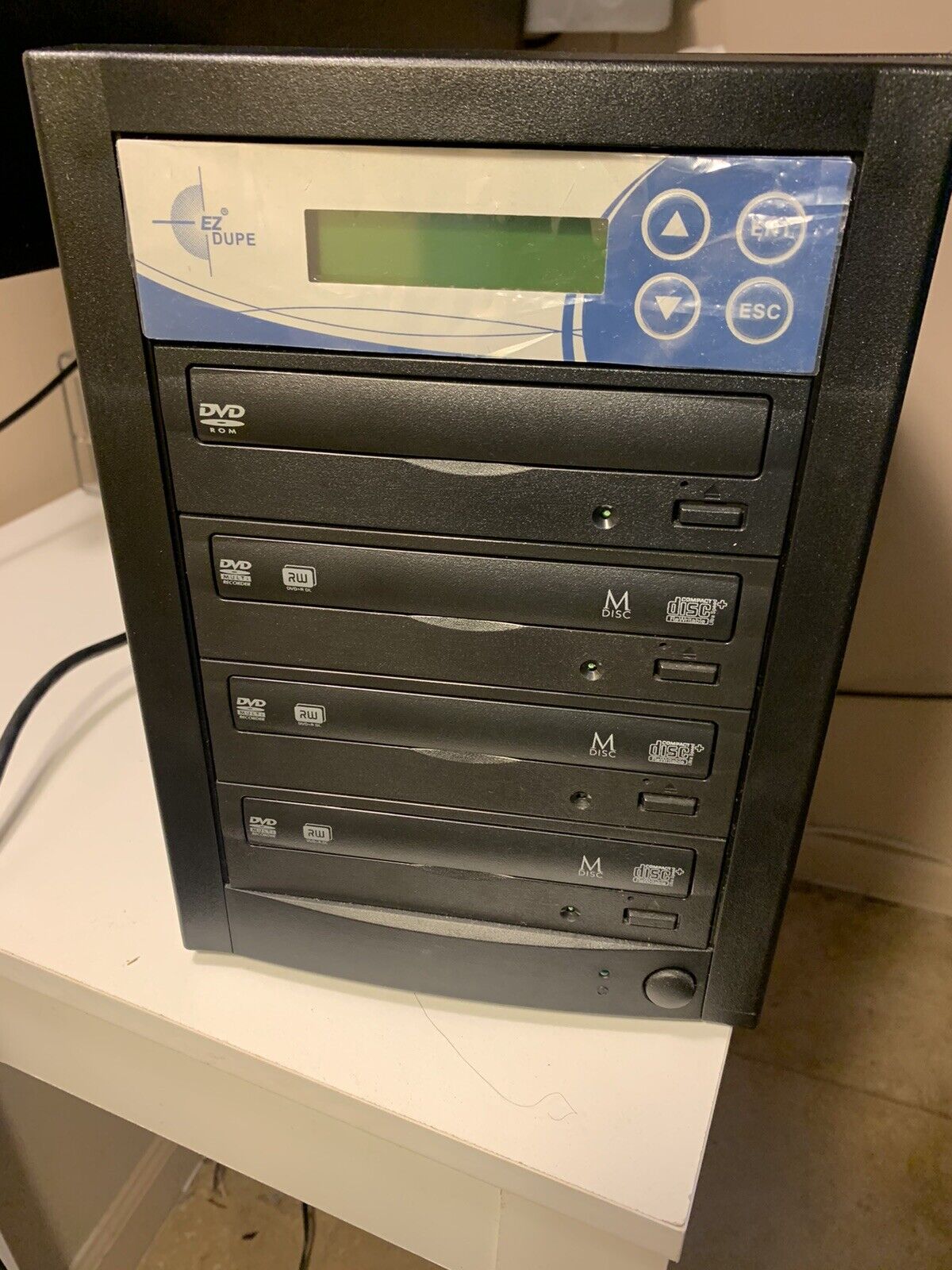 GENTLY USED EZ DUPE 3-Target CD DVD RW DUPLICATOR Disk Copy Machine Copier