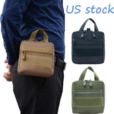 Tactical Molle Admin Pouch EDC Tool Organizer Pack Military Modular Utility Bag