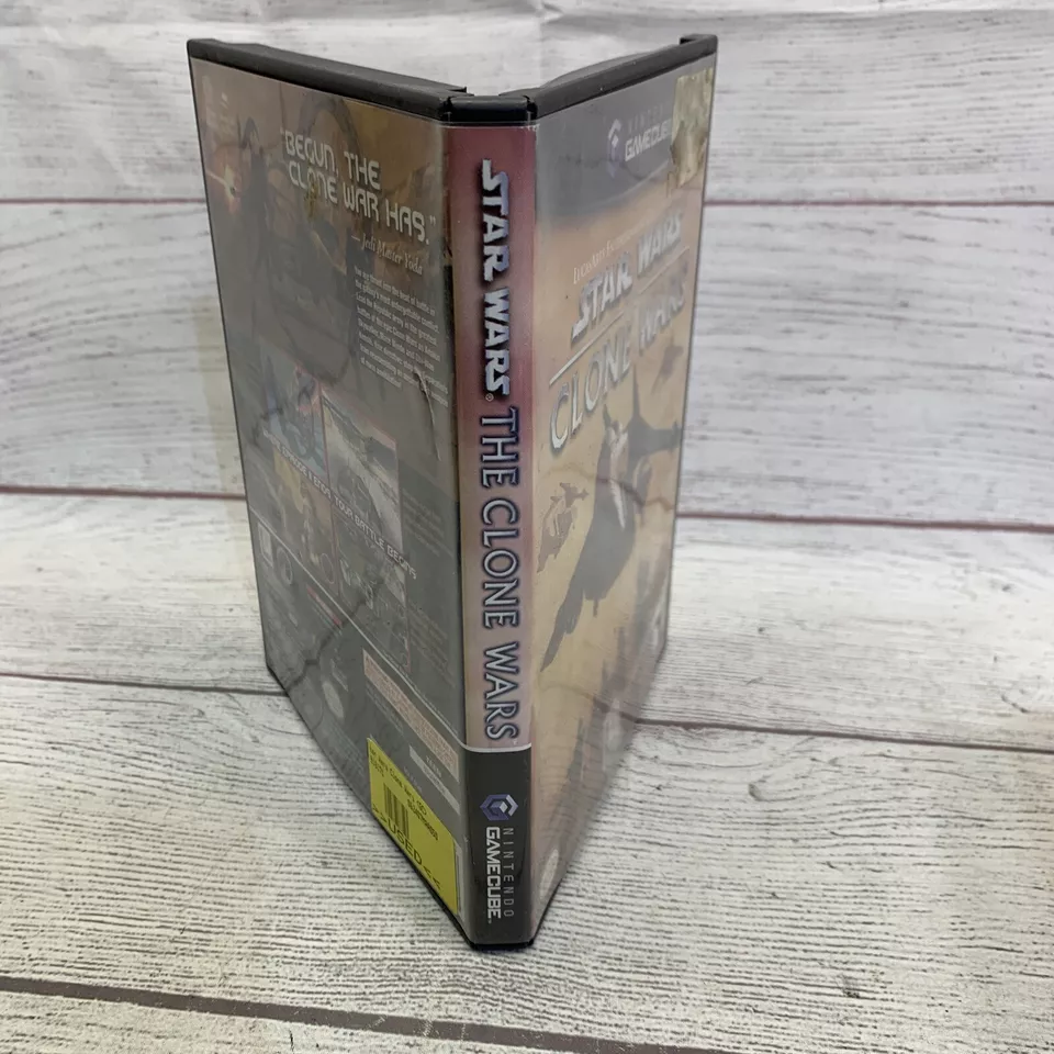 Star Wars The Clone Wars Nintendo GameCube Video Game CIB - Image 2 of 4