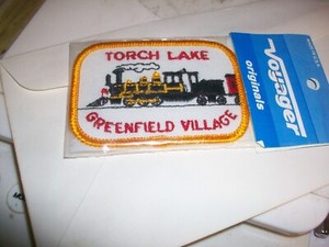 Torch Lake Greenfield Village Souvenir Voyager Embroidered Patch New sealed
