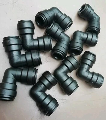 John Guest Compressed Air Pneumatics 15mm PM0315E Elbow Connector Speedfit 10no