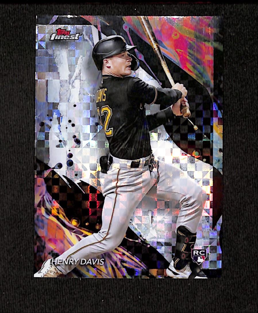 Henry Davis 2024 Topps Finest Uncommon Refractor RC Pittsburgh Pirates #163