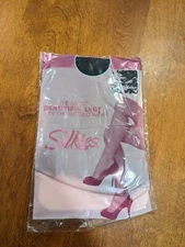 Silkies Control Top Shorts Medium Black USA New In Package