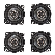 (4) Crunch CS4CX 4" Inch Car Audio 2-Way Speakers 200 Watts Max
