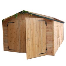 Box Auto in legno 320 x 488 x H 250 cm sp. 20 mm