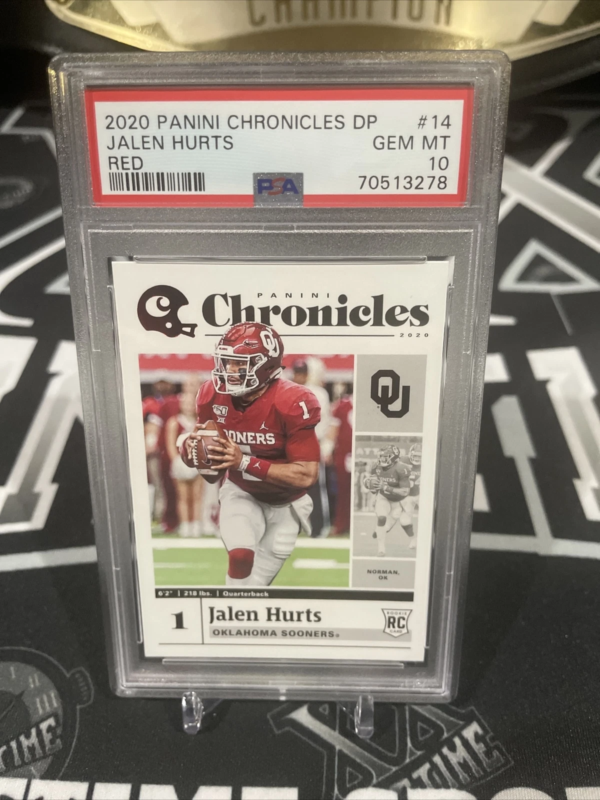 Jalen Hurts Panini Chronicles Draft Picks #14 Red