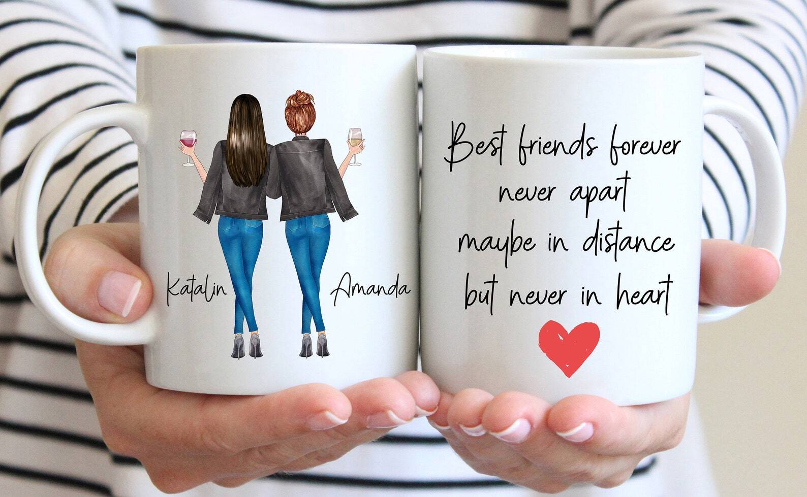 Best Friend Mug Personalized Friend Mug Bff Mug Bestie Mug Mug For Friend