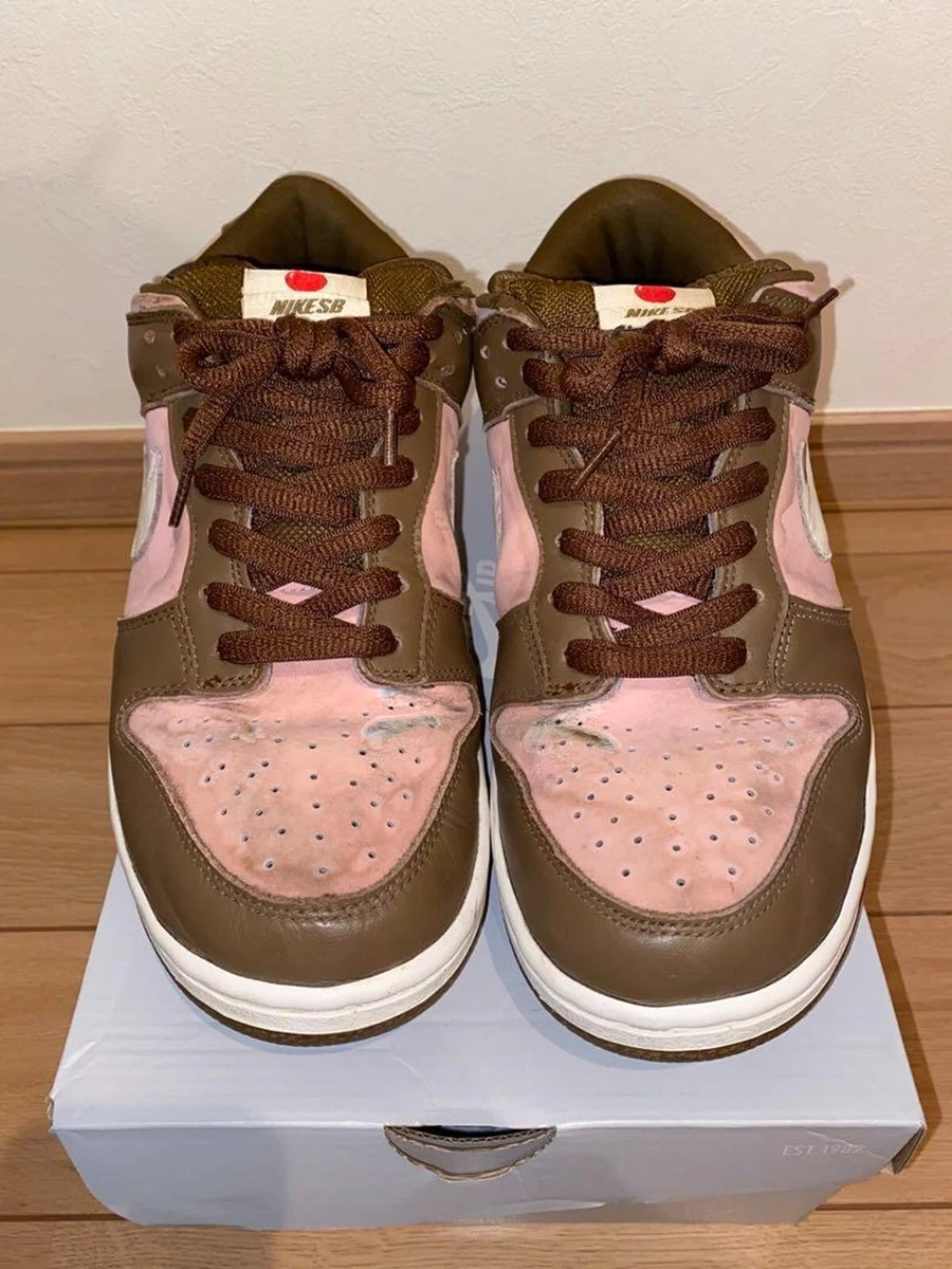 Nike Dunk Low Pro SB Cherry Stussy Pink 304292 671 Size US 9.5