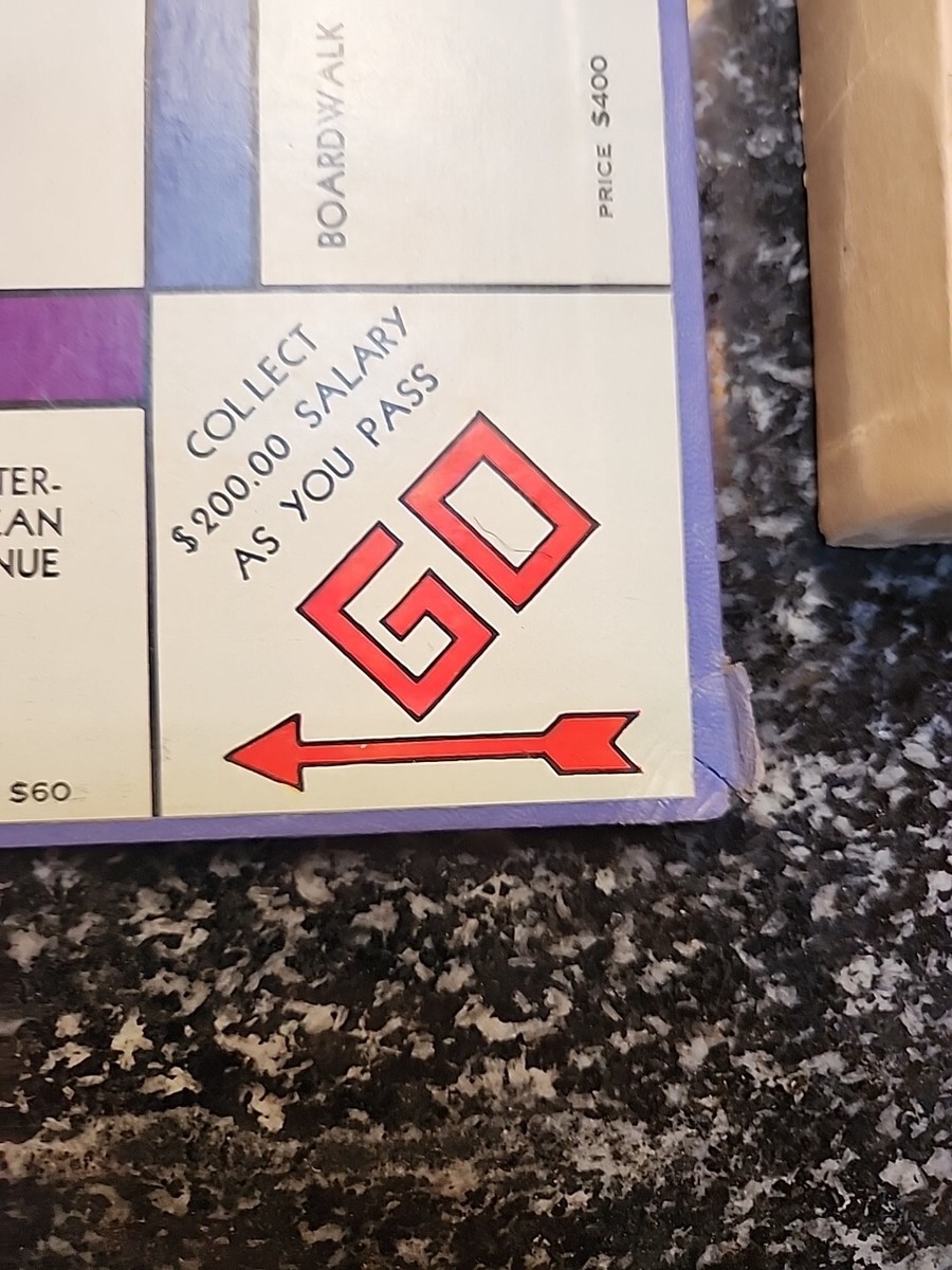 Vintage Monopoly Game Dual Patent No. 7 Blue Complete Old