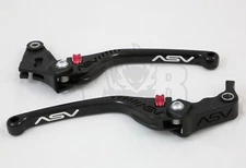Yamaha R6 2017 2018 2019 2020 YZF-R6 ASV F3 Lever Set Brake & Clutch Black Long 
