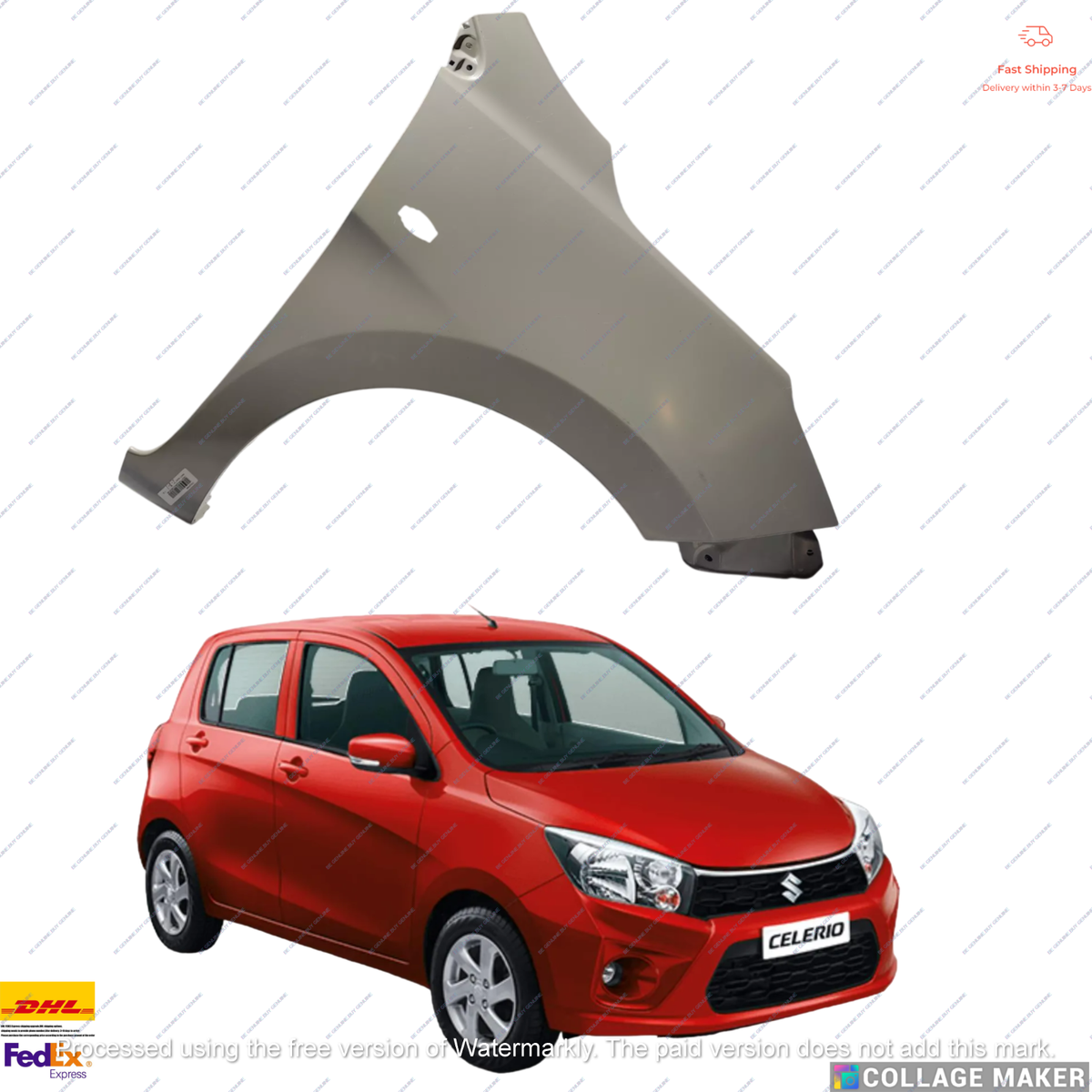 57611M76M00 Side Panel Front Fender Rh Fit For Suzuki Celerio 2013