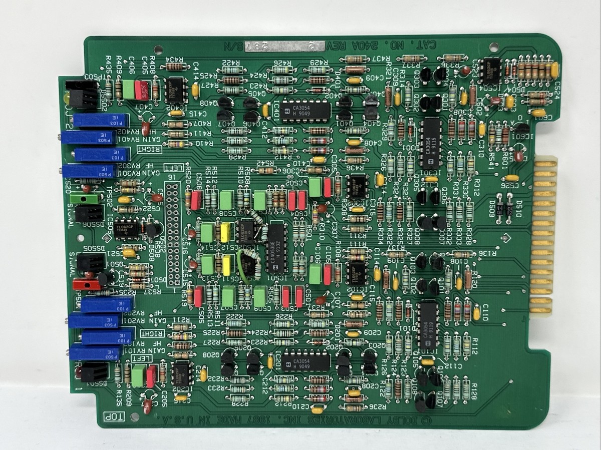 Carte Audio Dolby CAT 240 D'occasion - Connecteur Cat 240