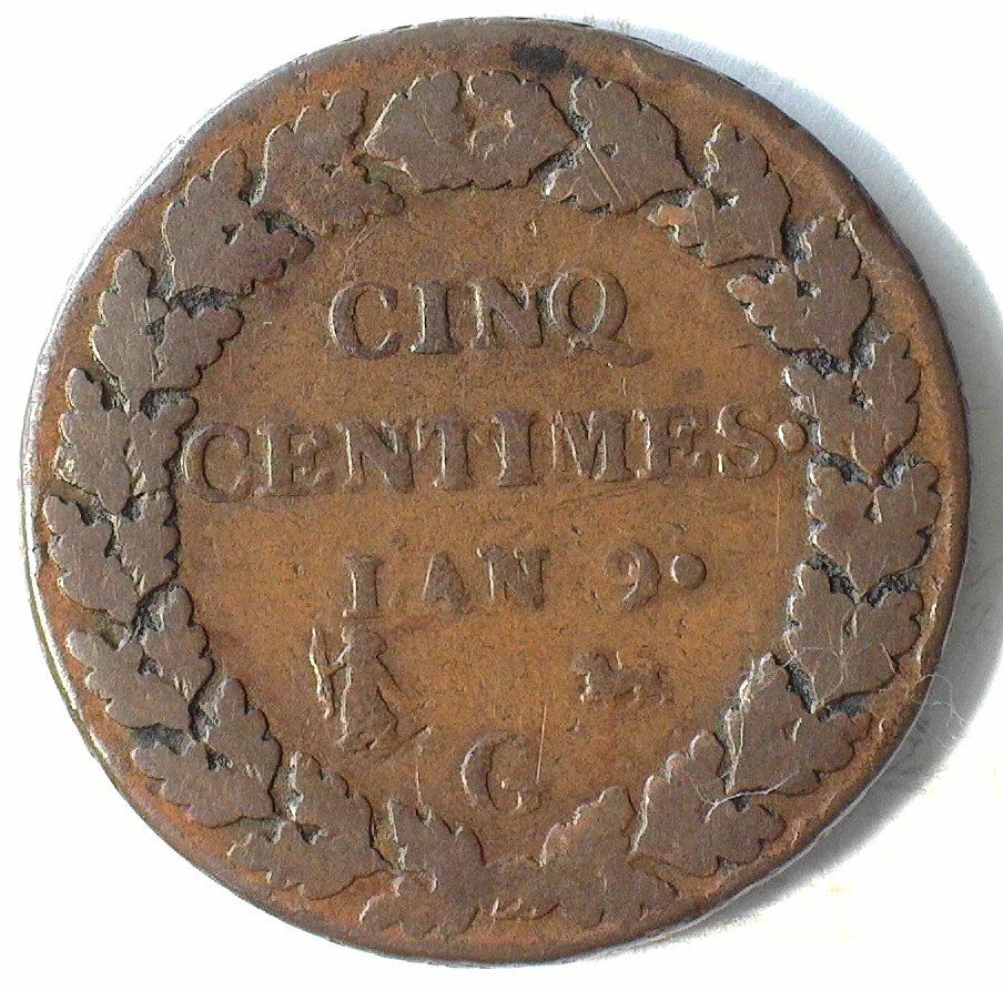 Bronze 1800 Year French Coins for sale | eBay