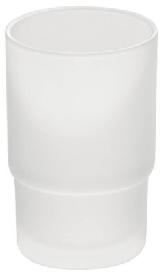 Häfele Zahnputzbecher aus Glas Ø 67 mm Zahnbürsten Halter Bad Becher 200 ml