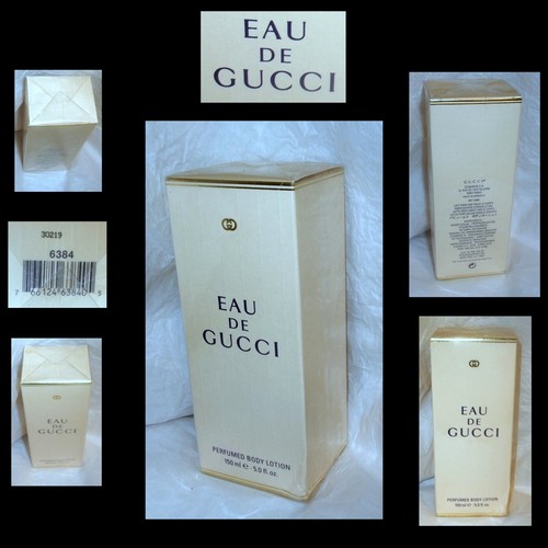 GUCCI EAU DE GUCCI PERFUMED BODY LOTION 5.0oz-NEW-SEALED-RARE & AUTHENTIC