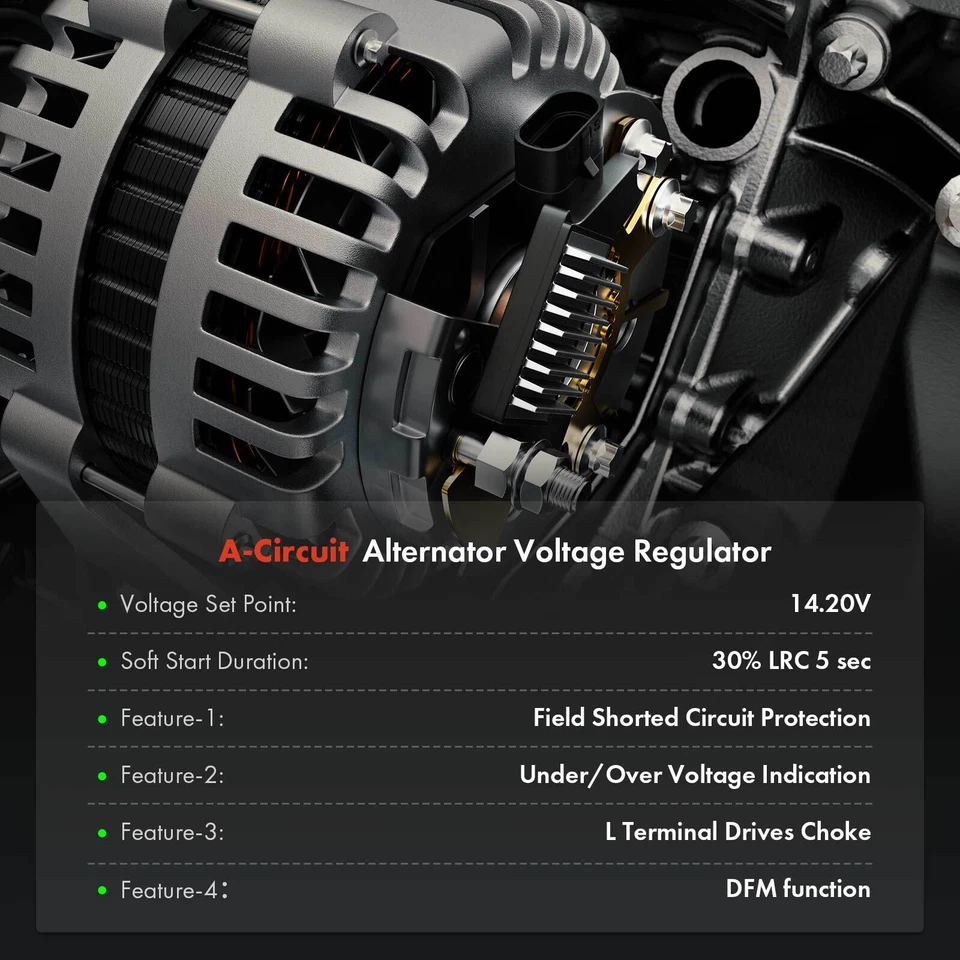 Regulador de voltaje del alternador para Mercedes-Benz E320 CDI W211 2005-2006 L6 3,2 L Foto 2 de 4