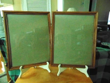 2 NEW DECOREL SOLID OAK WALL GLASS FRAMES 11X 14